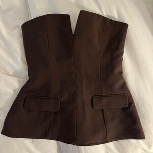 Zara strapless top worn once! Size S